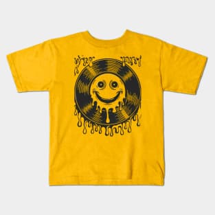 Melted Grooves Kids T-Shirt